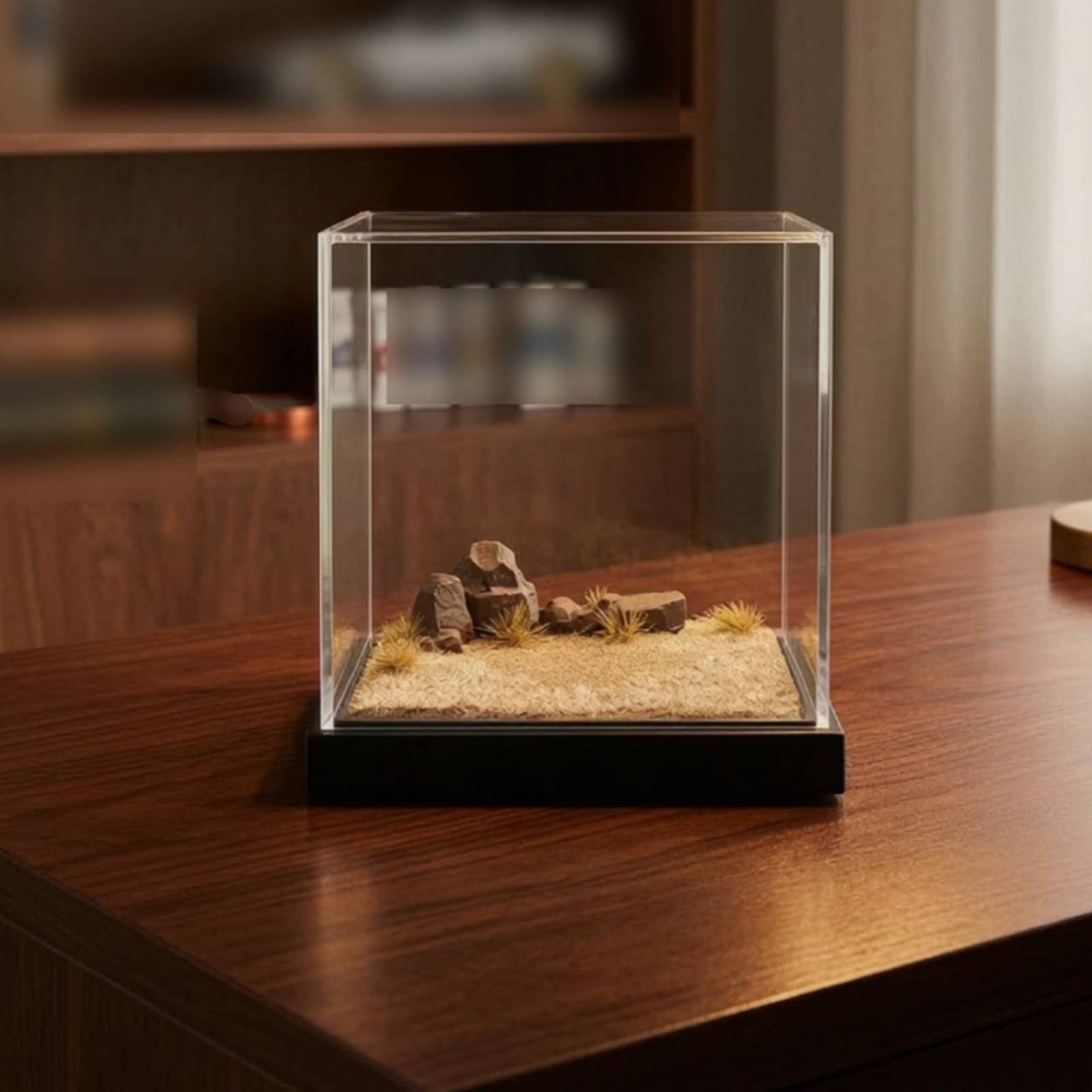 Display Case Acrylic - Plataforma de Cena em Miniatura com